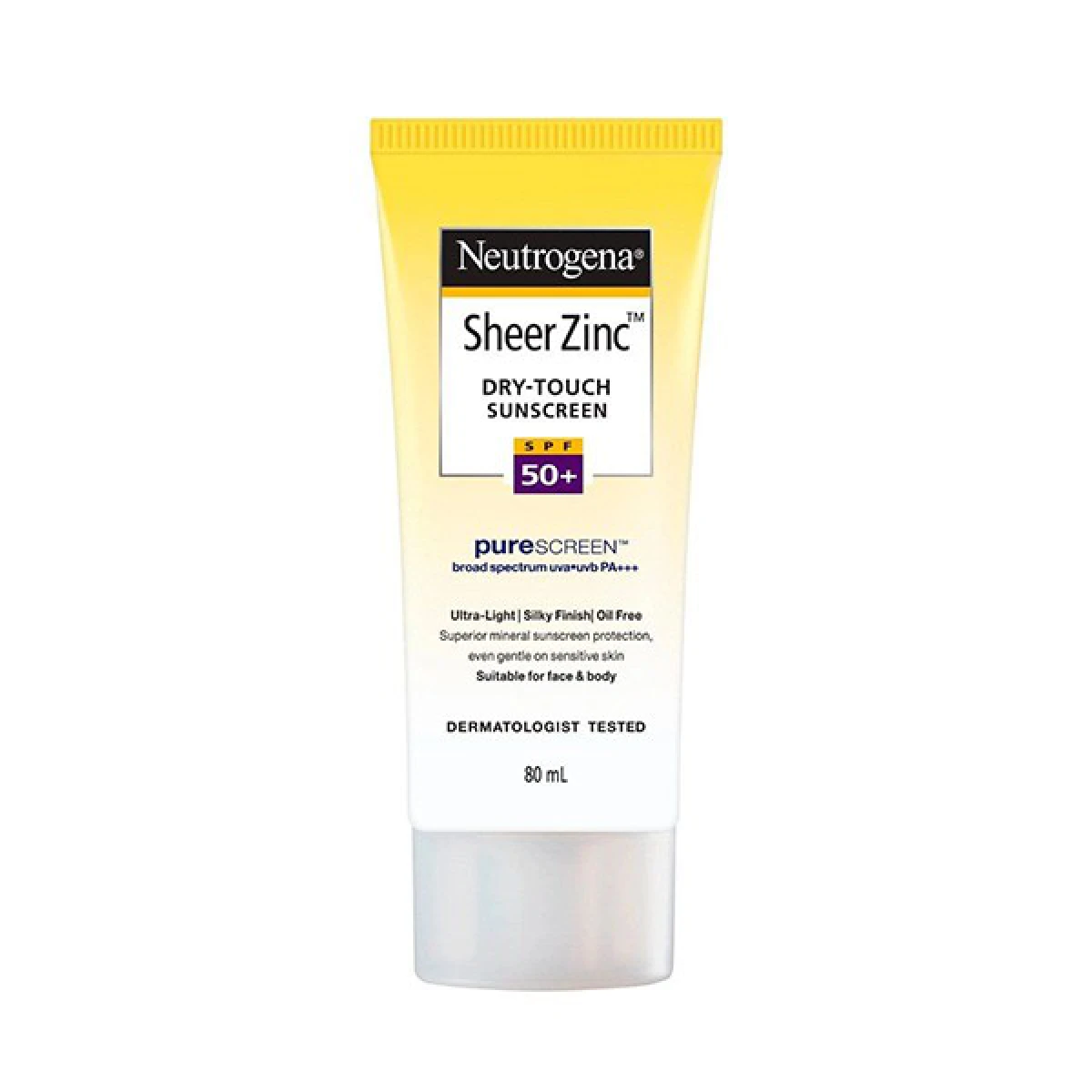 Neutrogena Sheer Zinc Dry Touch Sunblock SPF 50- 80ml