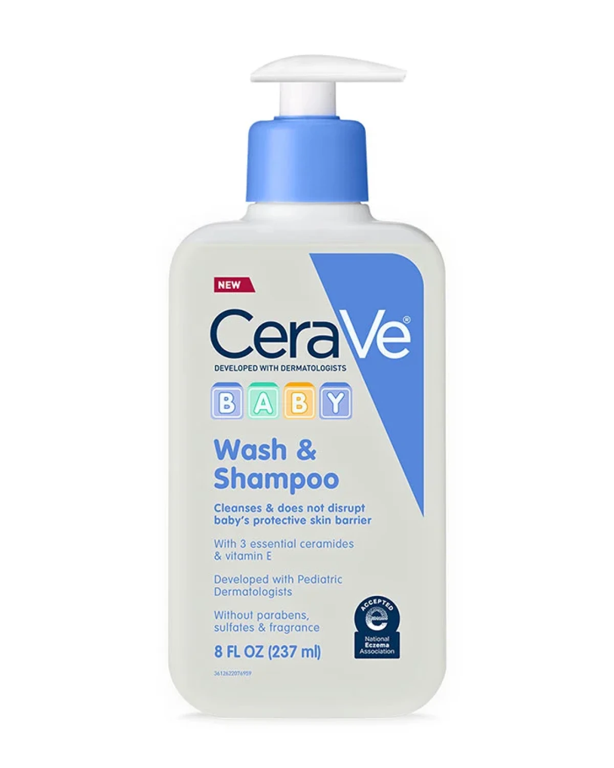 CeraVe Baby Wash & Shampoo 473mL