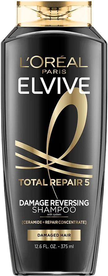 L'oreal Total Repair 5 Restoring Shampoo 375ML USA