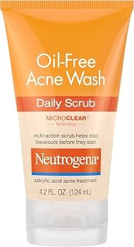 Neutrogena Oil Free Acne Wash Daily Scrub - 124ml