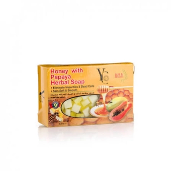 YC Honey With Papaya Herbal Soft & Smooth Soap 100g