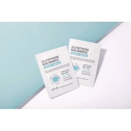 aplb glutathione niacinamide sheet mask product information 25ml Dirty Genes™_NOS3 Experience immediate hydration and Don’t pair this together mg:50mg